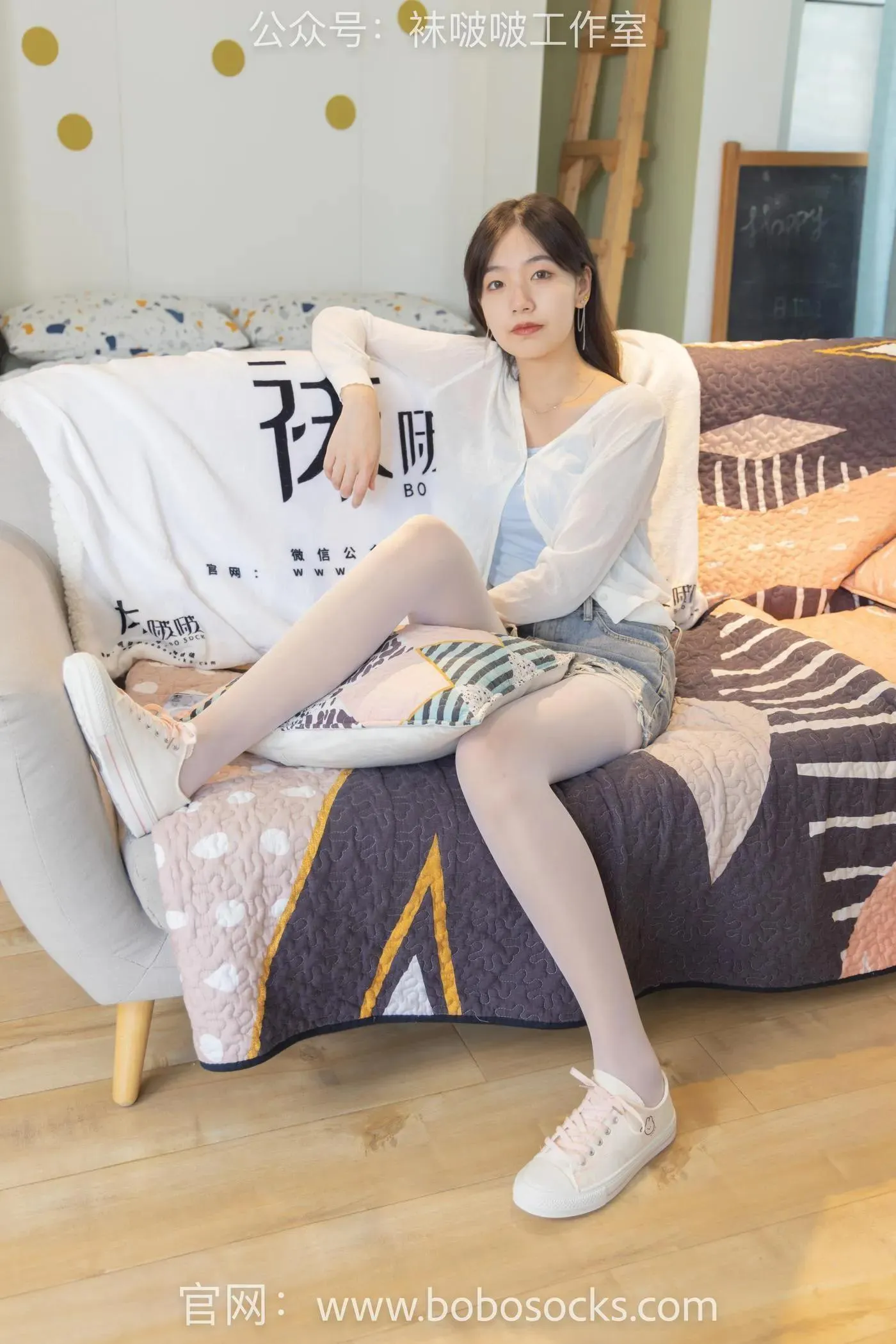 [BoBoSocks袜啵啵]NO.102 小甜豆-板鞋、白丝 [140P]插图5